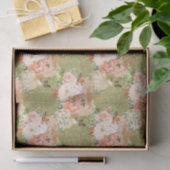 Papier Mousseline Citrouilles floraux (Cadeau)