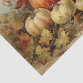 Papier Mousseline Citrouilles peints (Détail)