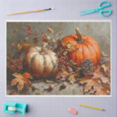 Papier Mousseline Citrouilles saisonniers (Artisanat)