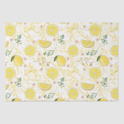 Papier Mousseline Citrus de citron (Recto)