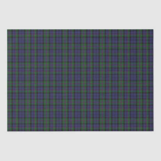 Papier Mousseline Clan Baird Tartan Plaid (Recto)
