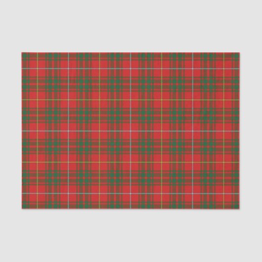 Papier Mousseline Clan Bruce Tartan (Recto)