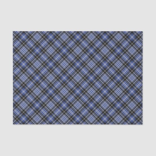 Papier Mousseline Clan Clark Tartan (Recto)