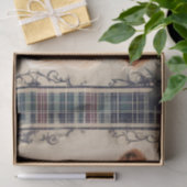 Papier Mousseline Clan d'aquarelle de la vache Highland (Cadeau)