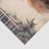 Papier Mousseline Clan d'aquarelle de la vache Highland (Détail)