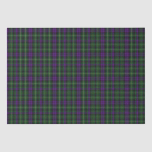 Papier Mousseline Clan écossais Abercrombie Tartan (Recto)