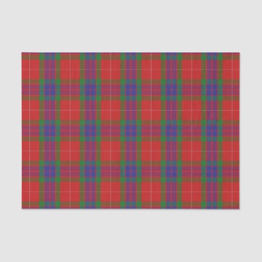Papier Mousseline Clan Fraser Tartan (Recto)