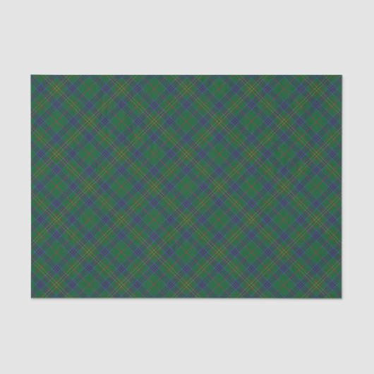 Papier Mousseline Clan Kennedy Tartan (Recto)
