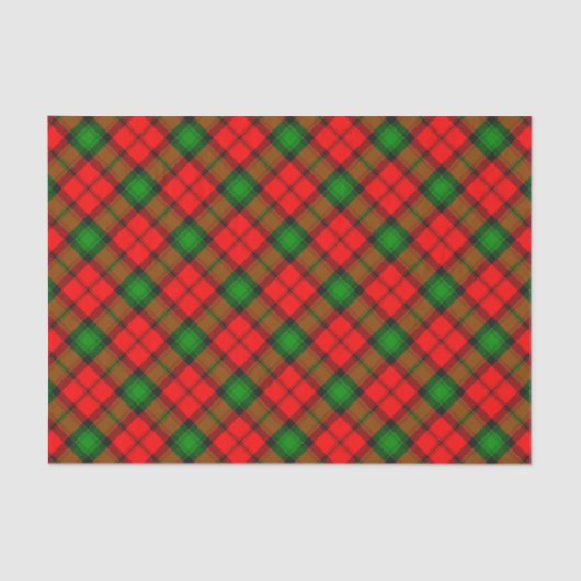 Papier Mousseline Clan Kerr Tartan (Recto)
