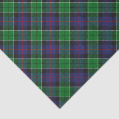 Papier Mousseline Clan Leslie Chasse Tartan (Détail)
