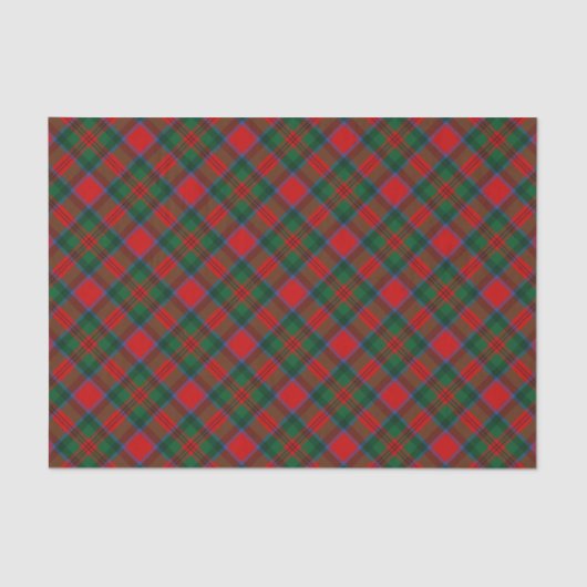 Papier Mousseline Clan MacDuff Tartan (Recto)