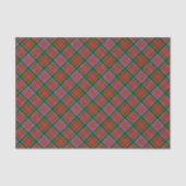 Papier Mousseline Clan MacPherson Tartan Tissu Papier (Recto)