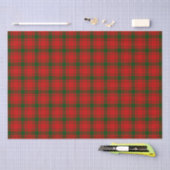 Papier Mousseline Clan MacQuarrie Tartan et Crest (Artisanat)