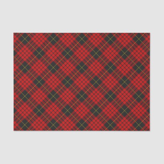 Papier Mousseline Clan MacQueen Tartan (Recto)