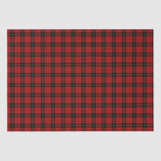 Papier Mousseline Clan MacQueen Tartan (Recto)