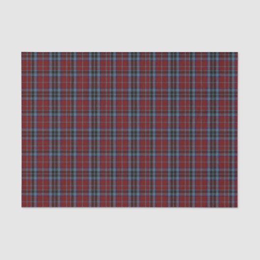 Papier Mousseline Clan MacTavish Tartan Tissu Plaid Papier (Recto)