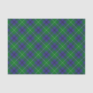 Papier Mousseline Clan Oliphant Tartan Papier Tissu