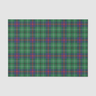 Papier Mousseline Clan Plaid Duncan Green Check Tartan