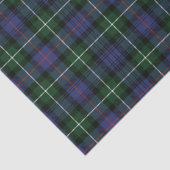 Papier Mousseline Clan Plaid MacKenzie Green Purple Check Tartan (Détail)