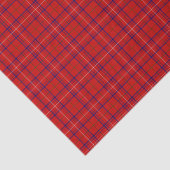 Papier Mousseline Clan Rose Tartan Plaid (Détail)
