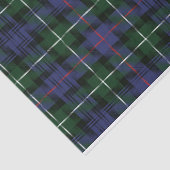 Papier Mousseline Clan rustique vert plaqué Mackenzie Tartan (Détail)