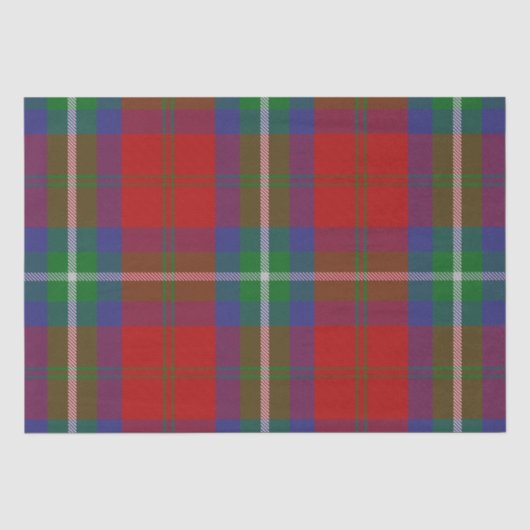 Papier Mousseline Clan Ruthven Tartan (Recto)