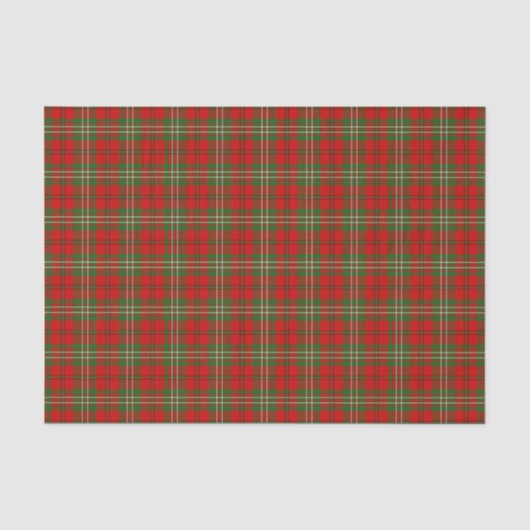 Papier Mousseline Clan Scott Tartan (Recto)