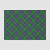 Papier Mousseline Clan Sinclair Chasse Tartan (Recto)