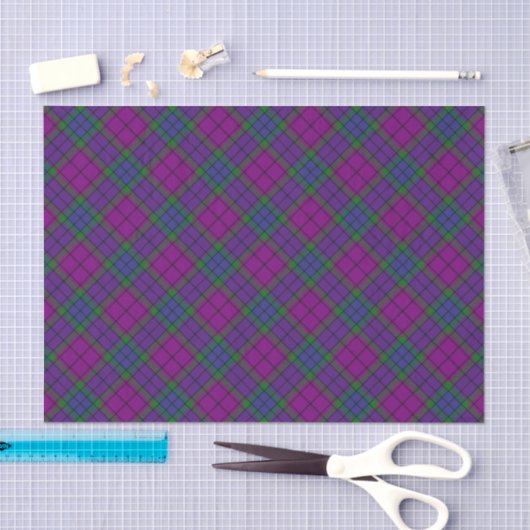 Papier Mousseline Clan Wardlaw Tartan (Artisanat)