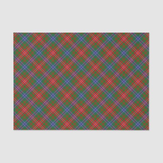 Papier Mousseline Clan Wilson Modern Tartan (Recto)