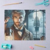 Papier Mousseline Clapet de phare Decoupage Steampunk Victorian (Artisanat)