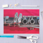 Papier Mousseline Clarinet en rouge (Artisanat)