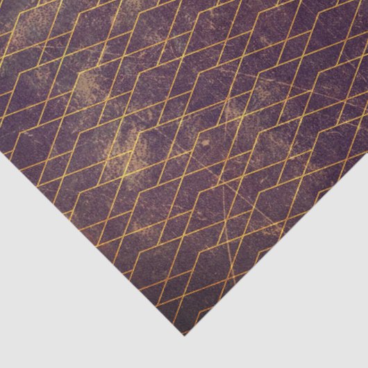 Papier Mousseline Classé Brown en Motif détendu (Détail)