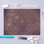 Papier Mousseline Classé Brown en Motif détendu (Artisanat)