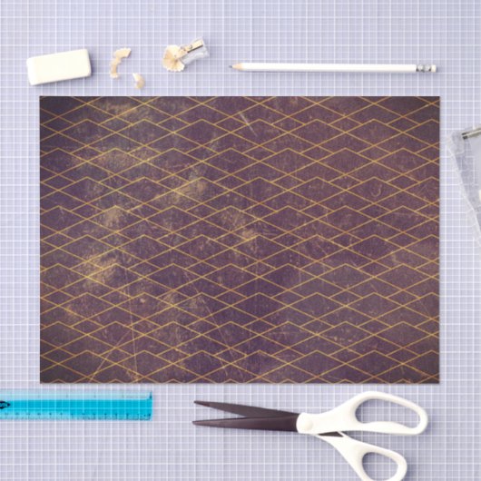 Papier Mousseline Classé Brown en Motif détendu (Artisanat)