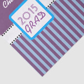 Papier Mousseline Classe de 2015 ou TOUTES rayures faites sur (Détail)