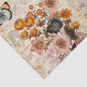 Papier Mousseline Classements vintages avec papillons (Détail)