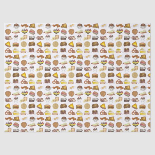 Papier Mousseline Classic American Lunch Counter Greasy Spoon Diner (Recto)