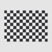 Papier Mousseline Classic black checkerboard (Recto)