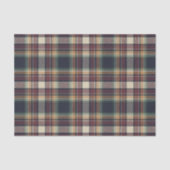 Papier Mousseline Classic Blue Dark Green Red Plaid Tissue Paper (Recto)