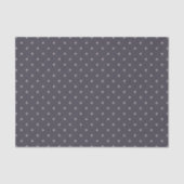 Papier Mousseline * Classic Diamond Florettes on Grey (Recto)