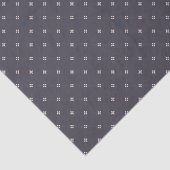 Papier Mousseline * Classic Diamond Florettes on Grey (Détail)