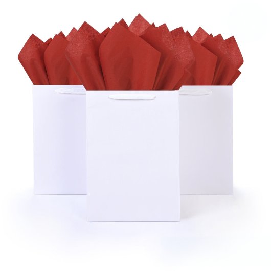 Papier Mousseline Classic Élégant Gras Rouge