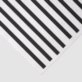 Papier Mousseline Classic Elegant noir et blanc rayures (Détail)