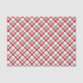 Papier Mousseline Classic Green Rouge Bleu Blanc Plaid Check Motif (Recto)