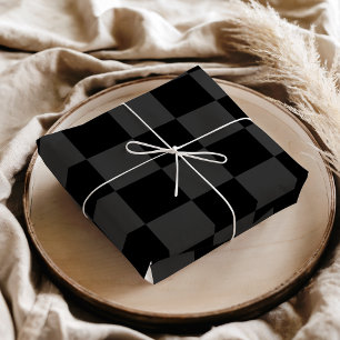 Papier Mousseline Classic moderne noir & fumée noir tableau de bord 