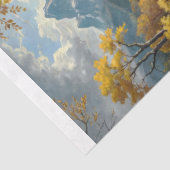 Papier Mousseline Classic Mountain Landscape Decoupage (Détail)