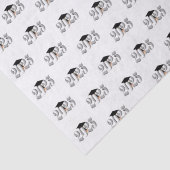 Papier Mousseline Classic Silver Class of 2025 Graduation (Détail)