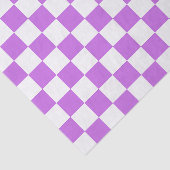 Papier Mousseline Classic visual magenta checkerboard  (Détail)