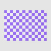 Papier Mousseline Classic visual purple checkerboard  (Recto)